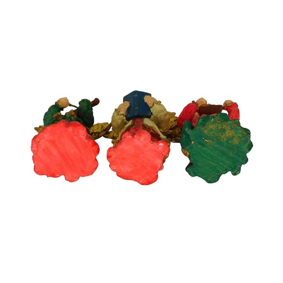 3 Vintage Musical Angel Figurines 5.5" - Picture 11 of 11